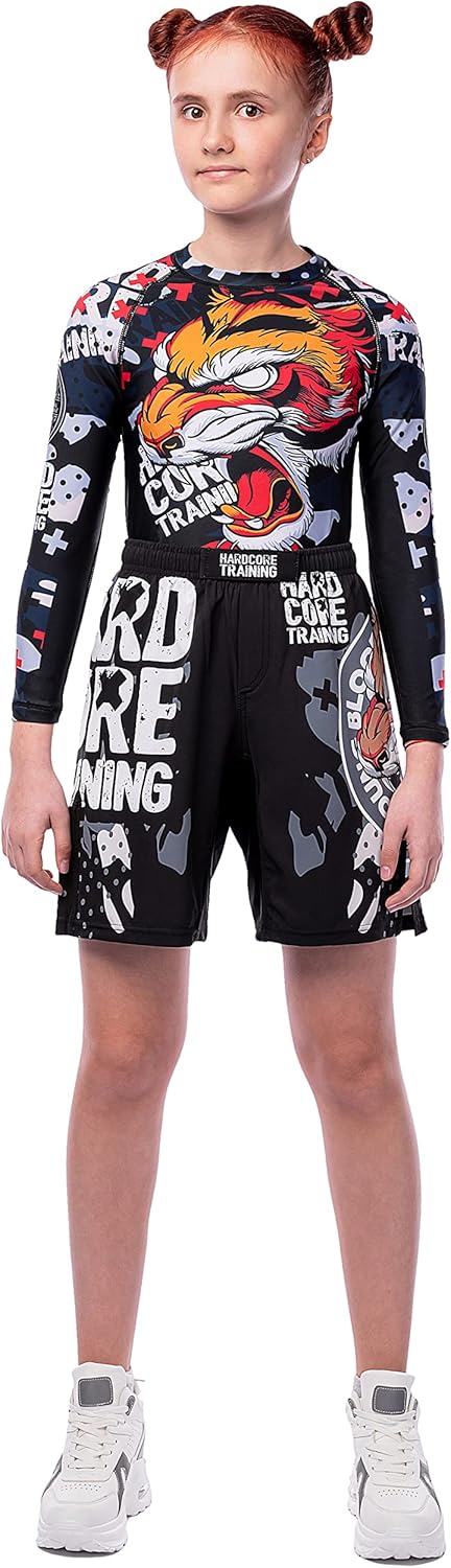 Hardcore Training Kids Boxing Shorts Kurze Hose Kinder Boxen Fitness Sportbekleidung Kinder Muay Tha