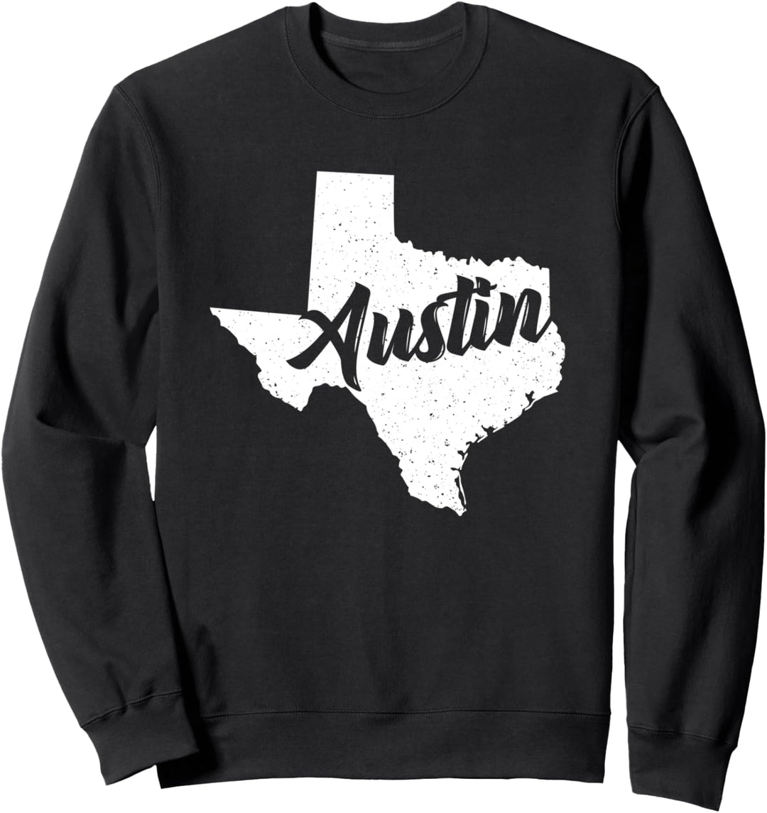 Austin Texas Gift Native Vintage Retro State Sweatshirt