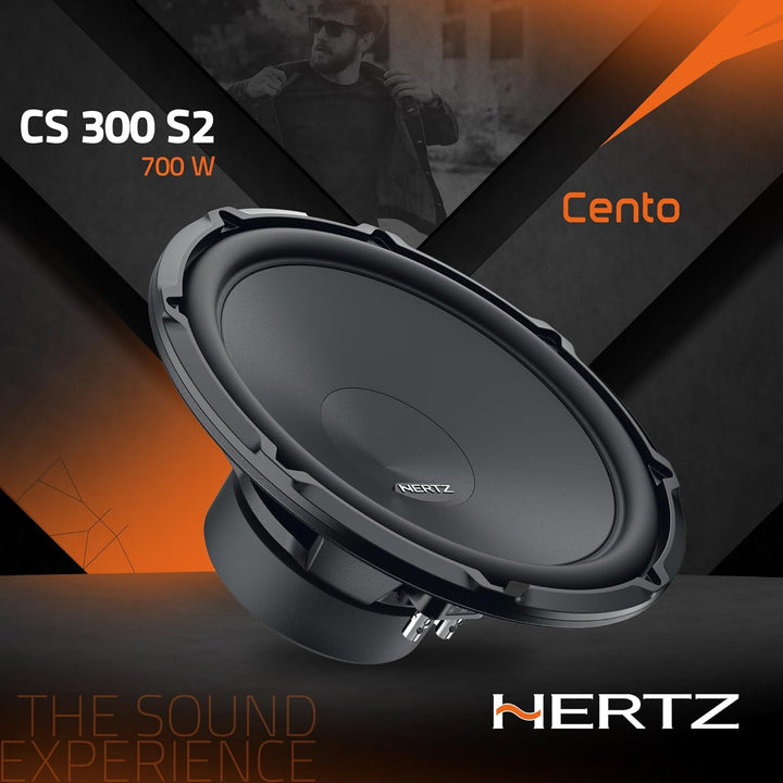 Hertz Cento CS 300 S2-30cm Subwoofer 700 Watt, 2 Ohm