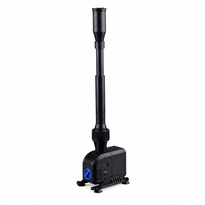 AquaOne Teichfontäne HJ 603 I Multifunktions Unterwasser Pumpe mit Fontäne 600 L/h I Springbrunnenpu