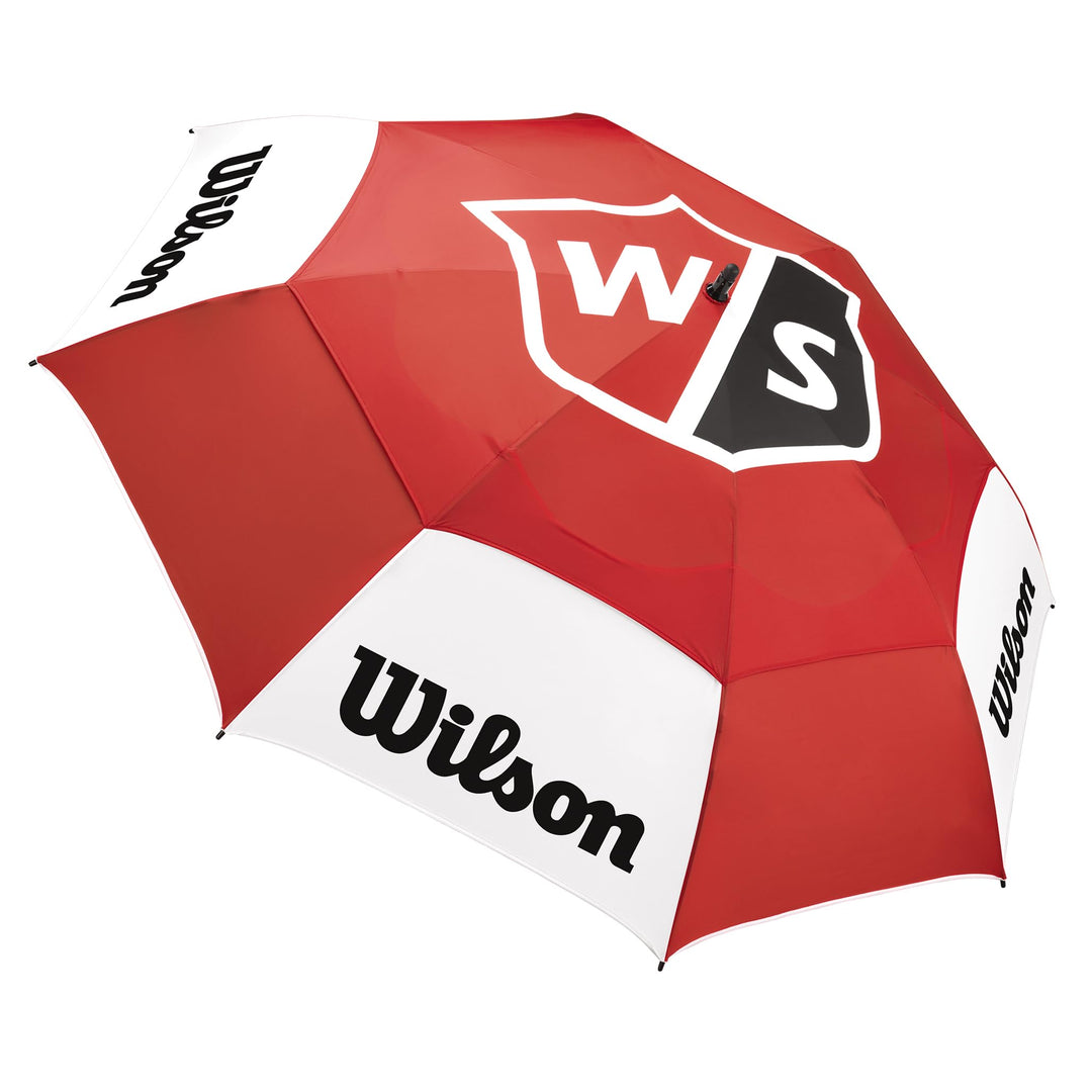 Wilson Regenschirm, Tour, Golf-Zubehör für Damen und Herren, Rot Rot/Rot, Rot/Rot