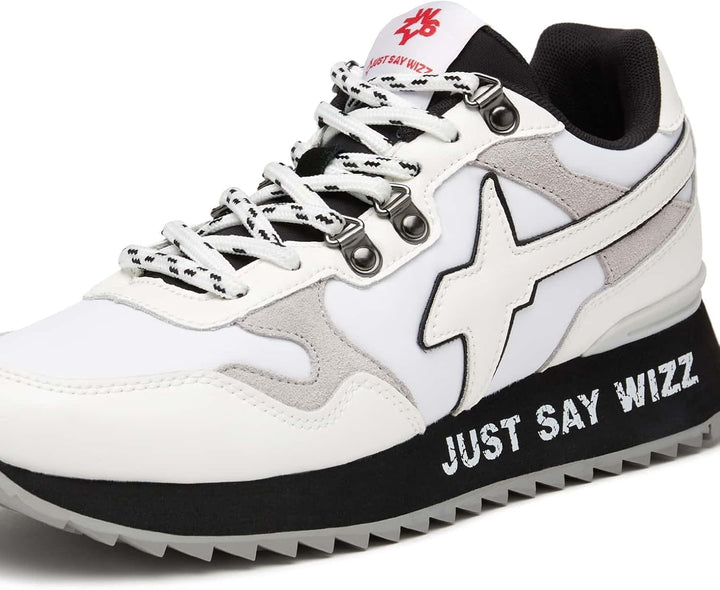 w6yz Yak-M.-Sneakers aus technischem Gewebe und Veloursleder 41 EU Weiss, 41 EU Weiß