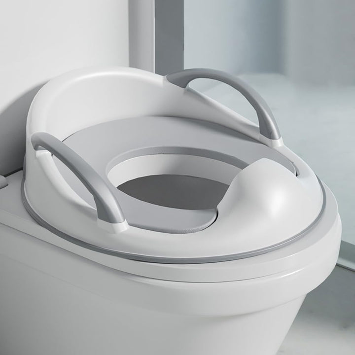 PandaEar Toilettensitz für Babys und Kleinkinder, mit Griffen, für Jungen und Mädchen, mit Griffen,