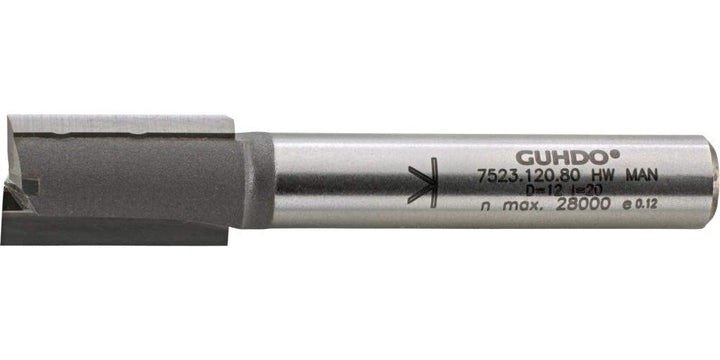 HW-Nutfräser D8 l30 L90 S8 Guhdo