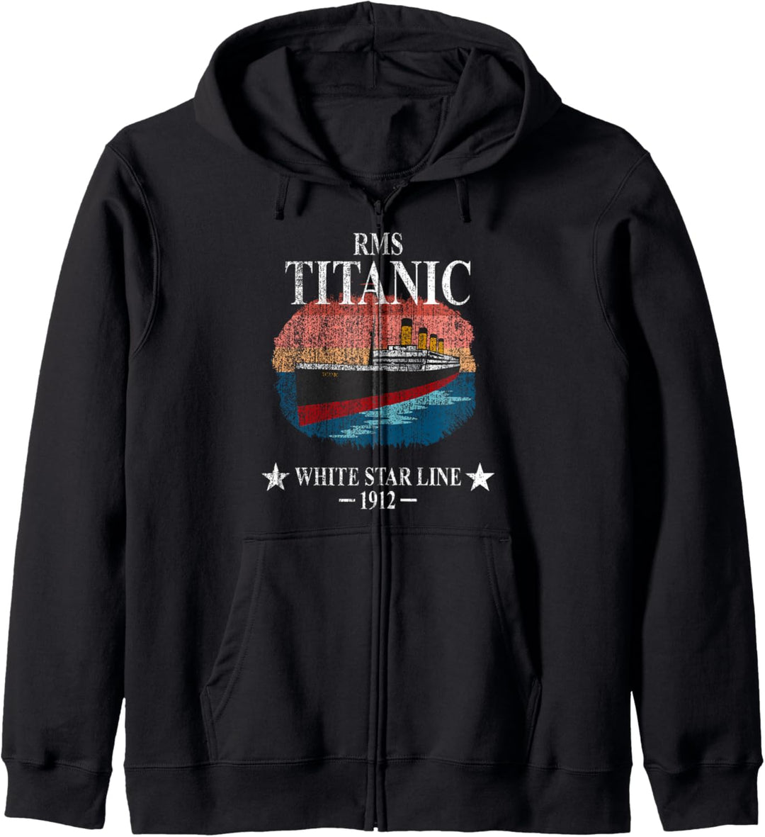 RMS Titanic White Star Line Kreuzfahrtschiff 1912 Jungen Mädchen Kinder Kapuzenjacke