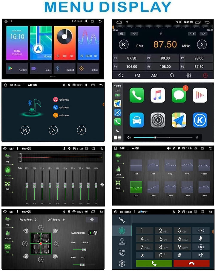 Android 12 Autoradio Kompatibel mit Mercedes vito w639 W169 W245 W639 mit Carplay Android Auto,9 Zol