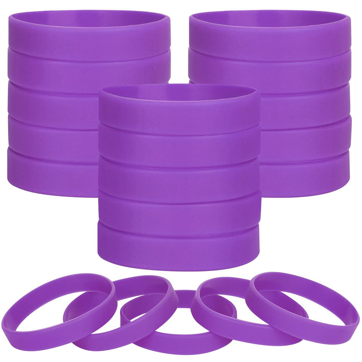 100 Stück Silikon Armbänder, Sport Party Gummi Elastic Armband Grosshandel Bulk-Armband für Kinder E