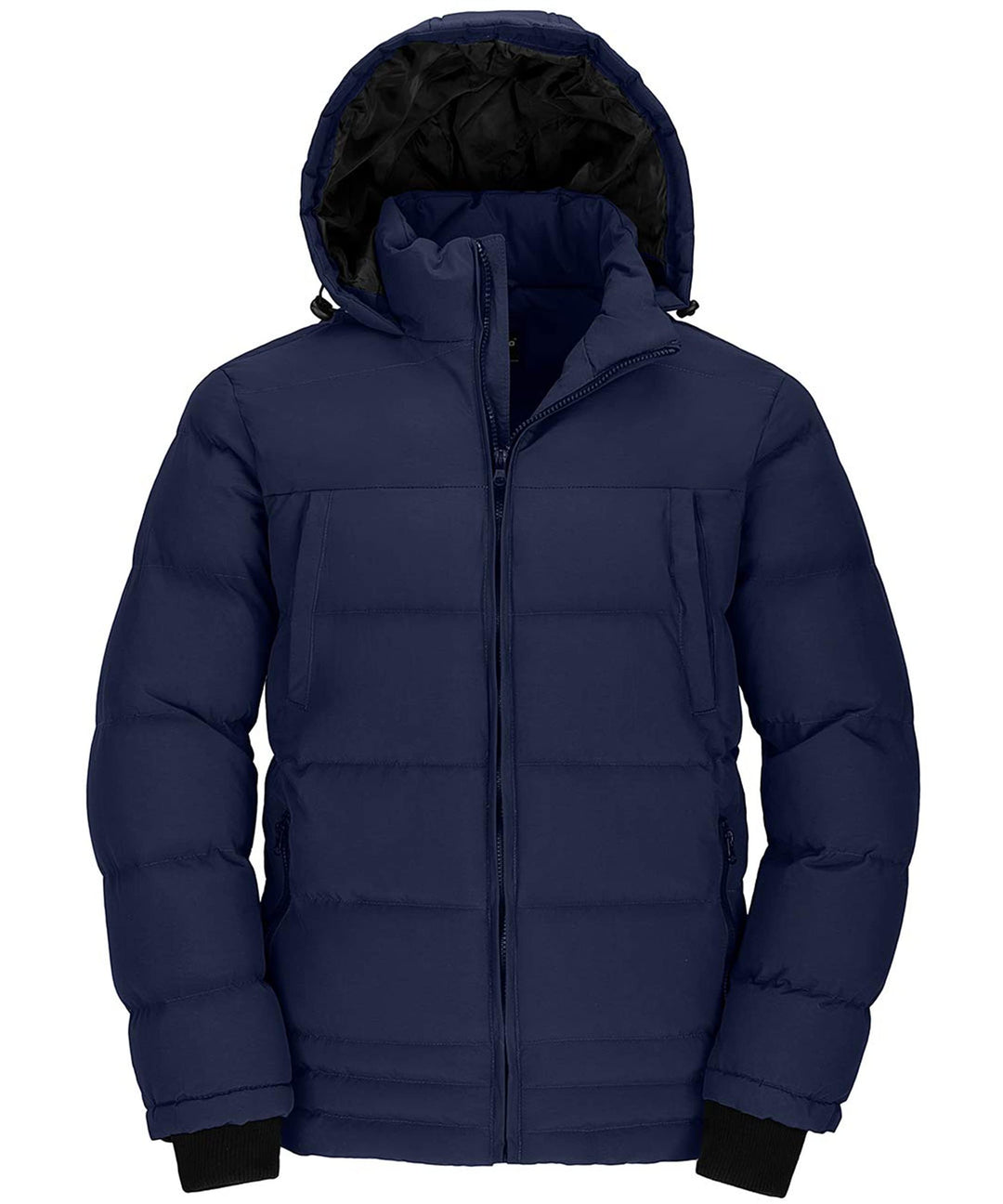 Wantdo Herren Winter Warme Jacke Wasserabweisend Outdoor Jacke Gesteppte Parka Baumwolle Polsterung