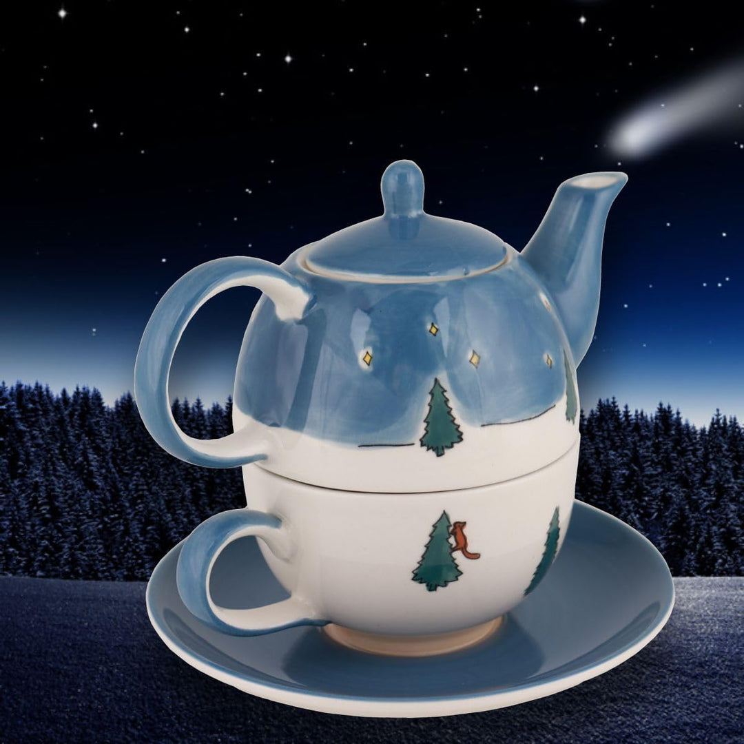 Mila Keramik Tee-Set Tea for One Rotwild | MI-99299