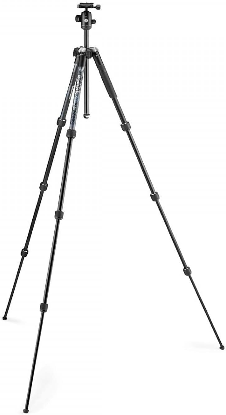 Manfrotto Element MII Kamera- und Handystativ, Aluminium Reisestativ mit Kugelkopf und Bluetooth, fü