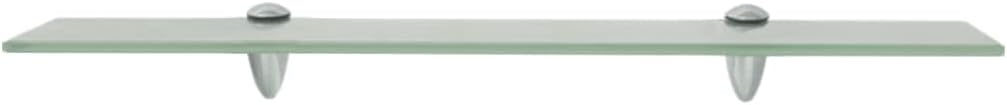 vidaXL Wand Regal Glasregal Glasboden Glasablage Badregal Mattiert 60x20 cm 8 mm