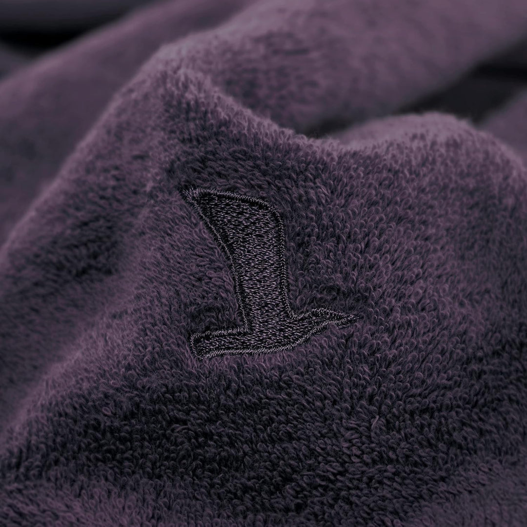 Möve Superwuschel Saunatuch 80 x 200 cm aus 100% Baumwolle, Dark Grey (Packung mit 2) Dark Grey 80 x