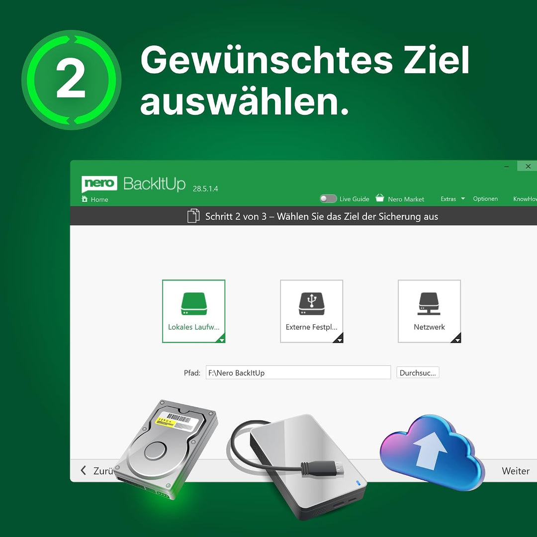 Nero Testsieger Datensicherung Software - Backup erstellen, Auto-Backup, Cloud-Sicherung, Datenrettu