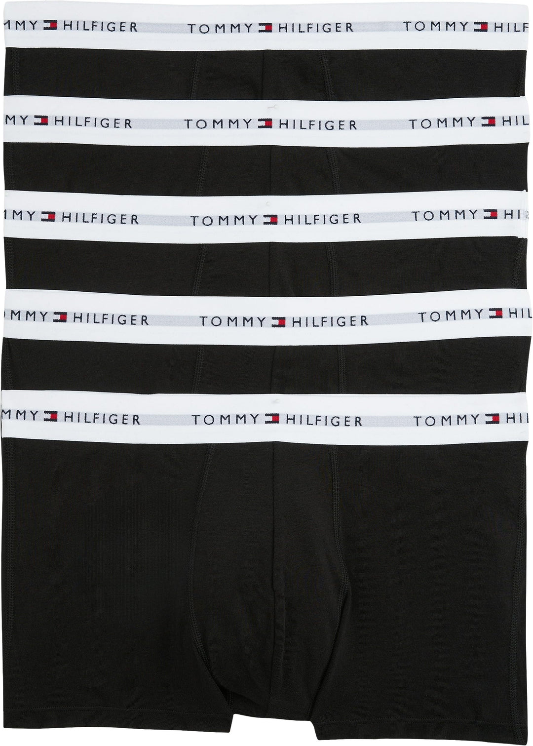 Tommy Hilfiger Herren Boxershort Trunk Unterwäsche XL Black/Black/Black/Black/Black, XL Black/Black/