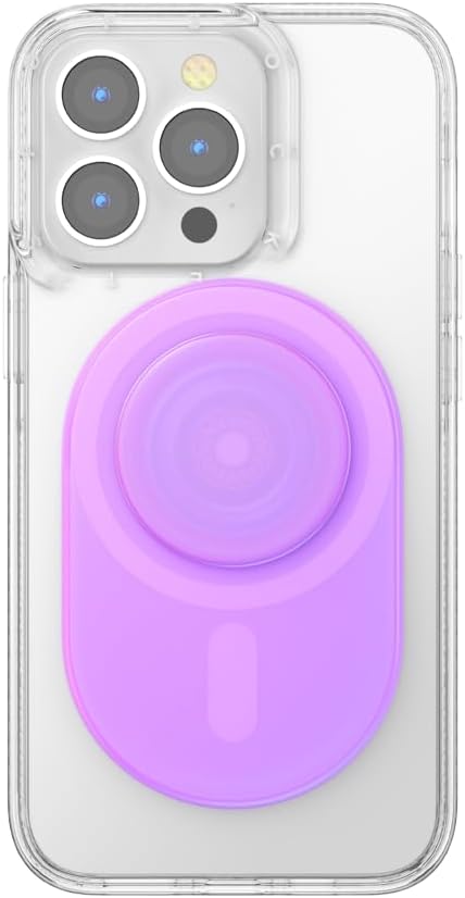 PopSockets runder Telefongriff kompatibel mit MagSafe, Adapterring im Lieferumfang entha