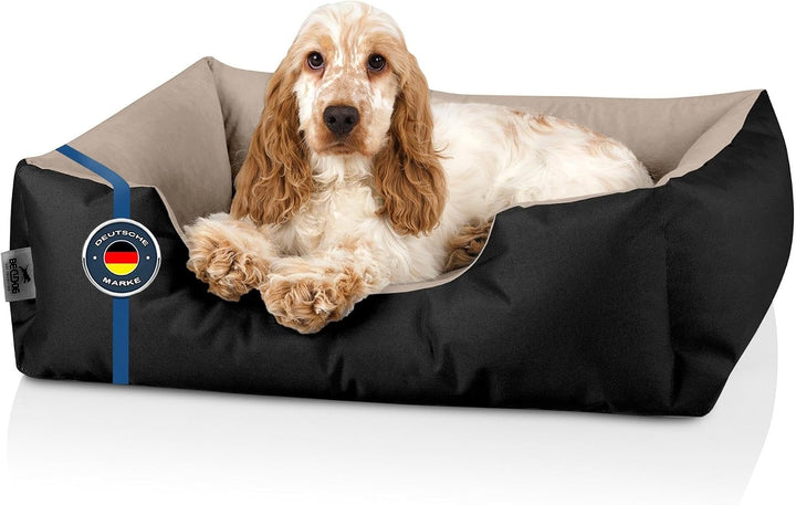 BedDog Hundebett LUPI, Hundekissen mit abziehbaren waschbaren Bezug, Hundekorb, Hundesofa, für klein