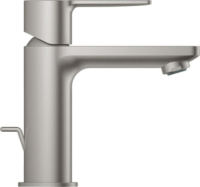 GROHE Lineare , Badarmatur - Waschtischarmatur , XS-Size, mit Zugstange, supersteel , 32109DC1, Edel