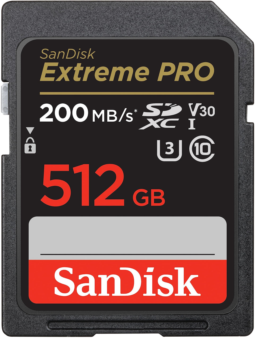 SanDisk Extreme PRO SDXC UHS-I Speicherkarte 512 GB (V30, Übertragungsgeschwindigkeit 200 MB/s, U3,