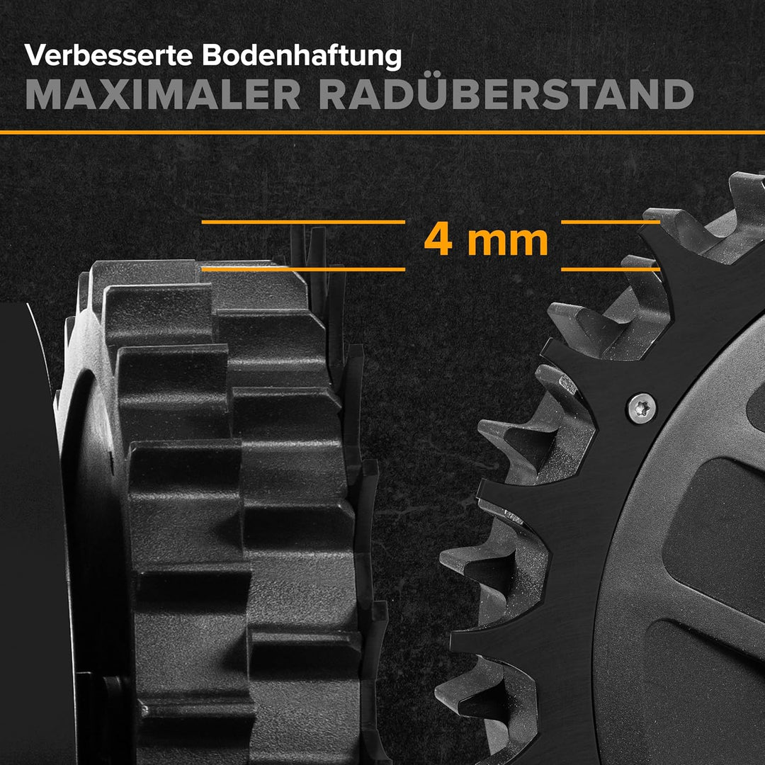 ROBO CLAWS Mähroboter Rasenroboter Spikes Traktionsverbesserung für Worx Landroid Plus Modelle Premi