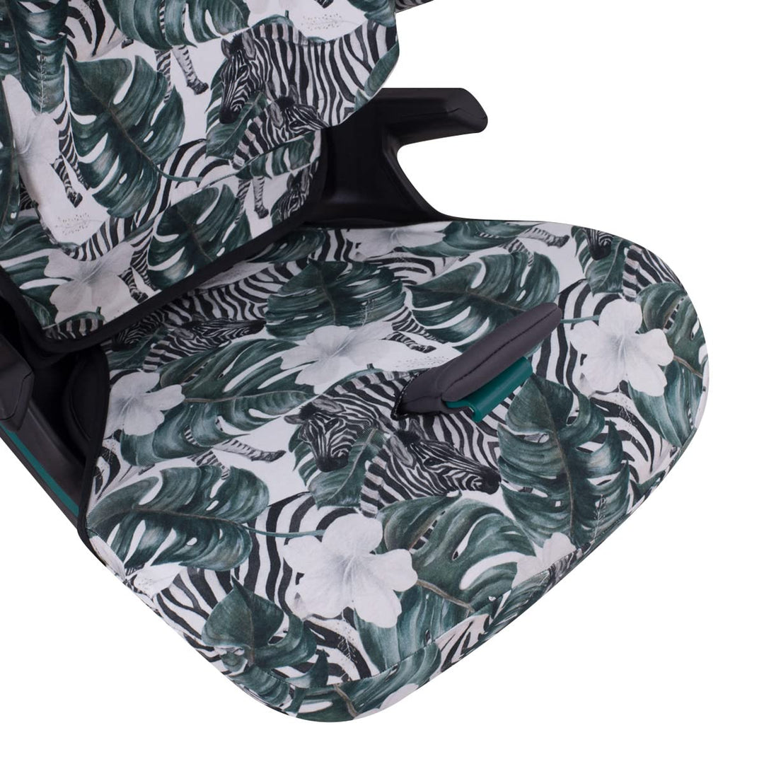 JYOKO Kids Bezug kompatibel mit Britax Romer Kidfix, aus Baumwolle (Romer Kidfix I-SIZE, ZEBRA)