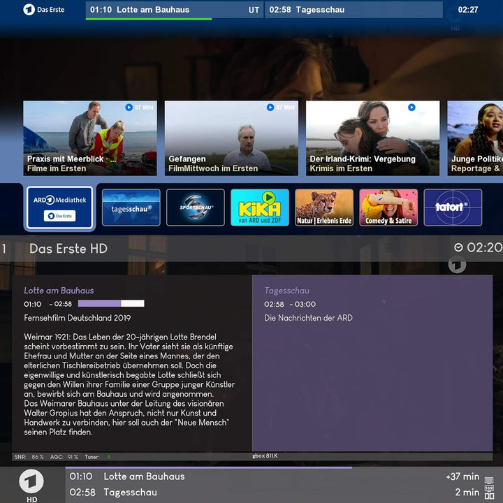 VU+ Zero HW Version 2-1x DVB-S2 Full-HD Sat Tuner E2 Linux Receiver, YouTube, Satellit Receiver mit