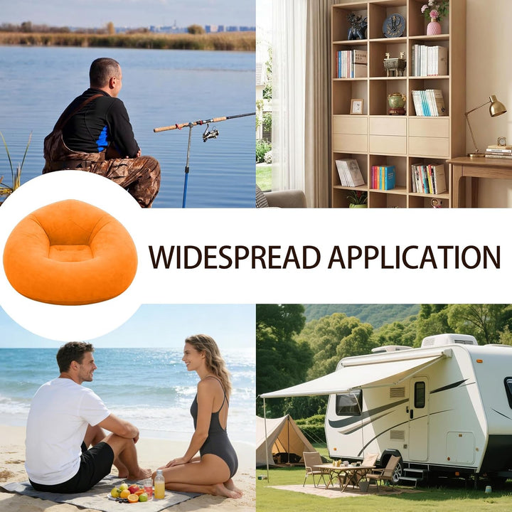 Aufblasbarer Sitzsack Outdoor, Aufblasbares Sofa &amp; Sessel, Camping Sofa | Tragbare Klappbare Luftsof