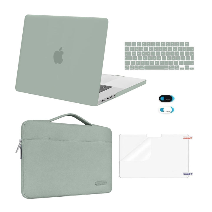 MOSISO Hülle Kompatibel mit MacBook Pro 16 2024-2021 M3 A2991 M2 A2780 A2485 M1 Pro/Max Chip, Plasti