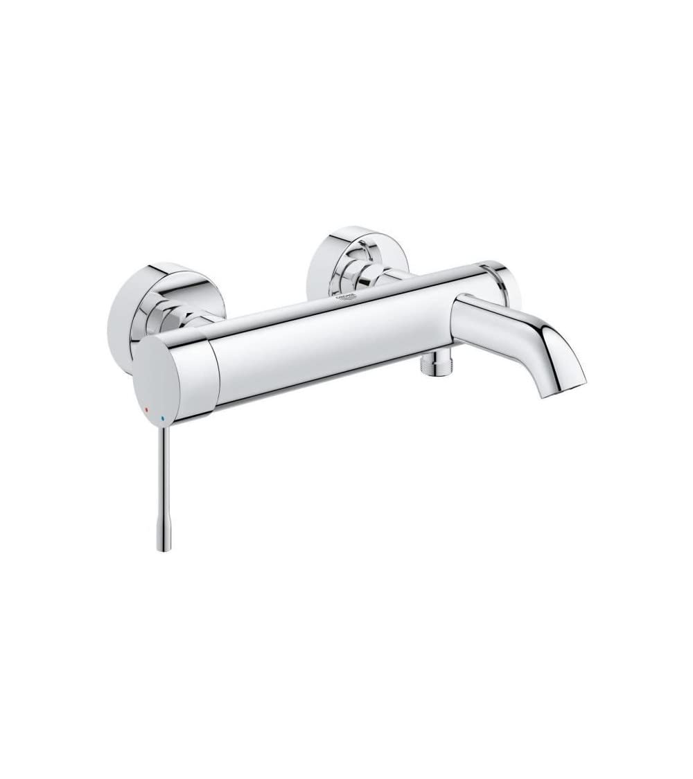 GROHE Essence - Einhand- Wannenbatterie (Wandmontage, integrierter Rüchflussverhinderer, automatisch