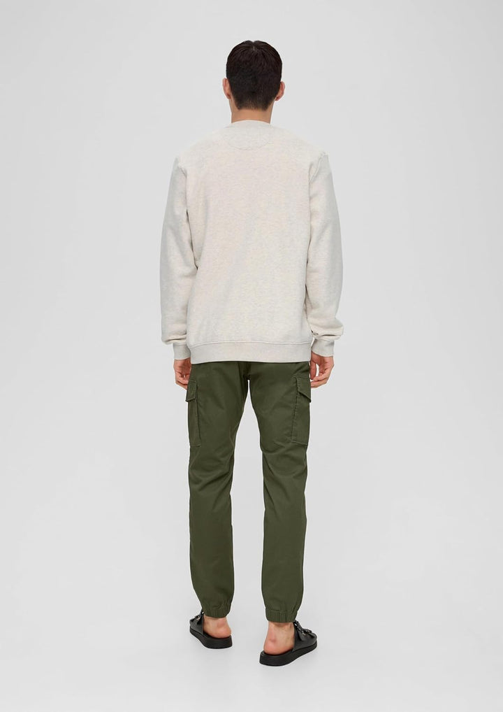 s.Oliver Herren Sweatshirt, XL Creme 0705