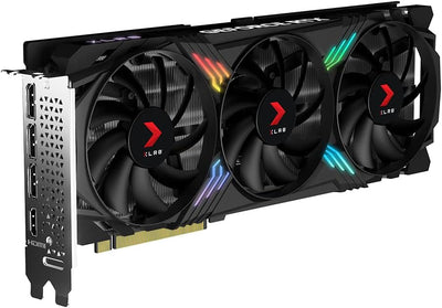 PNY GeForce RTX™ 4070 12GB XLR8 Gaming Verto Epic-X RGB™ Overclocked Triple Fan Grafikkarte DLSS 3 R