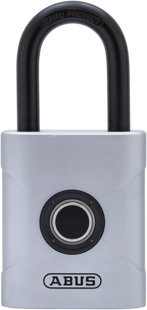 ABUS Touch 57/50 Fingerabdruck-Schloss - schlüsselloses, wetterfestes Vorhängeschloss - IP66 & IP68