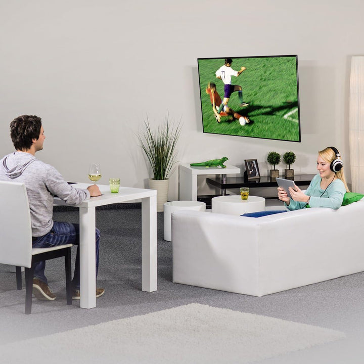 Hama TV Wandhalterung schwenkbar, neigbar, ausziehbar (TV Wandhalterung 19-48 Zoll, VESA 75x75 bis V