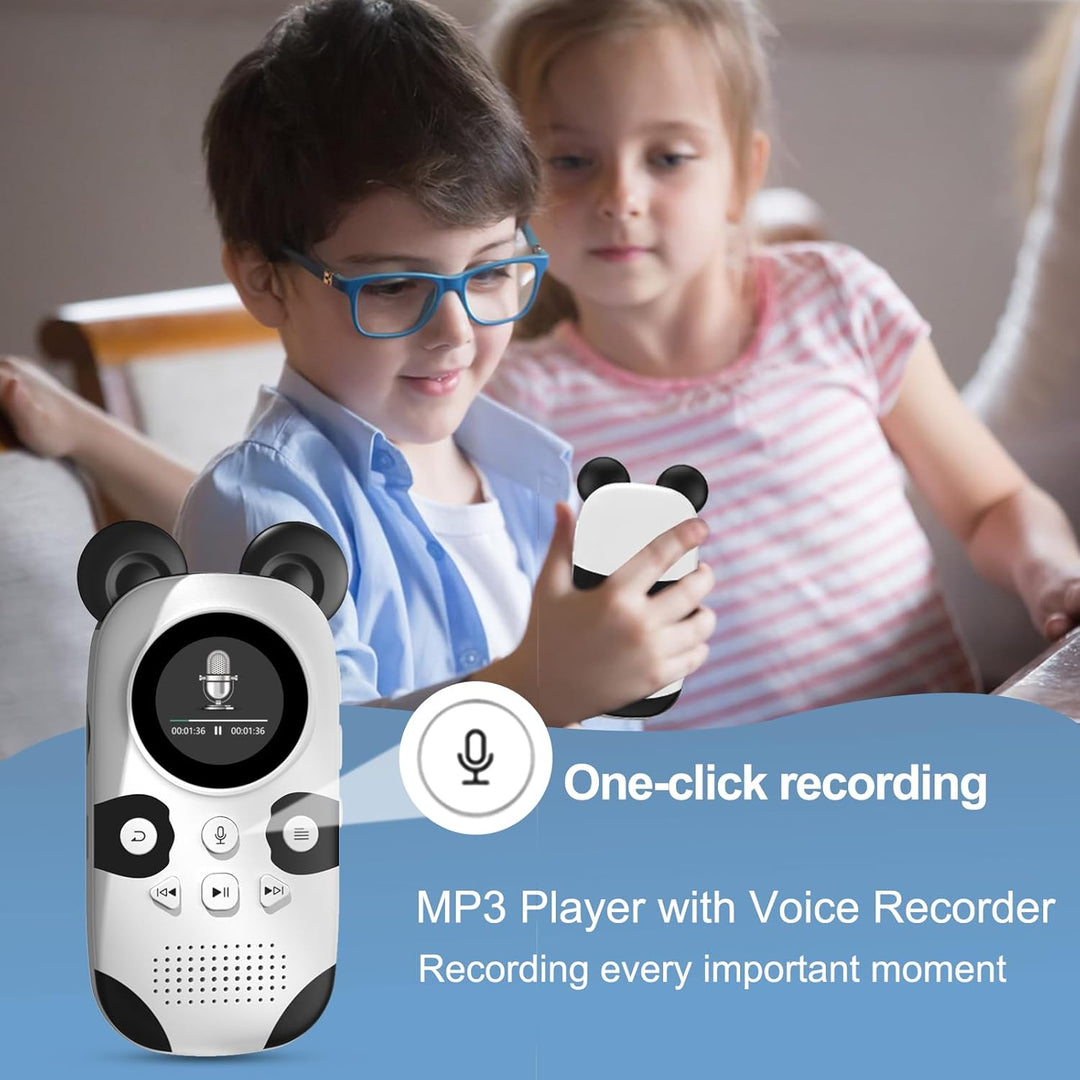 64GB MP3 Player Kinder Bluetooth 5.3, integrierte 18-Schlafmusik, Lautsprecher, One-Touch-Aufnahme,