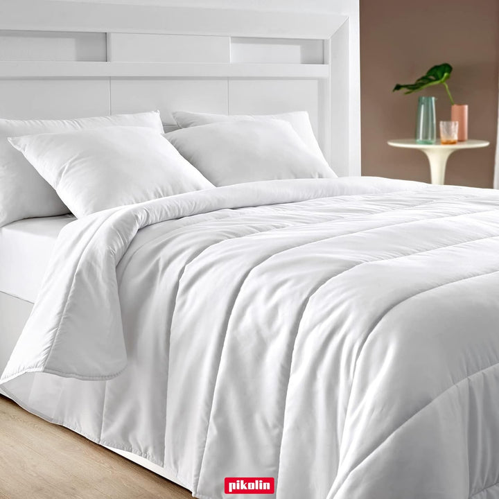 Pikolin Home - Faserdecke mit Aloe Vera-Behandlung (150 g/m²) für Frühling/Sommer Weib Kissen 135/14