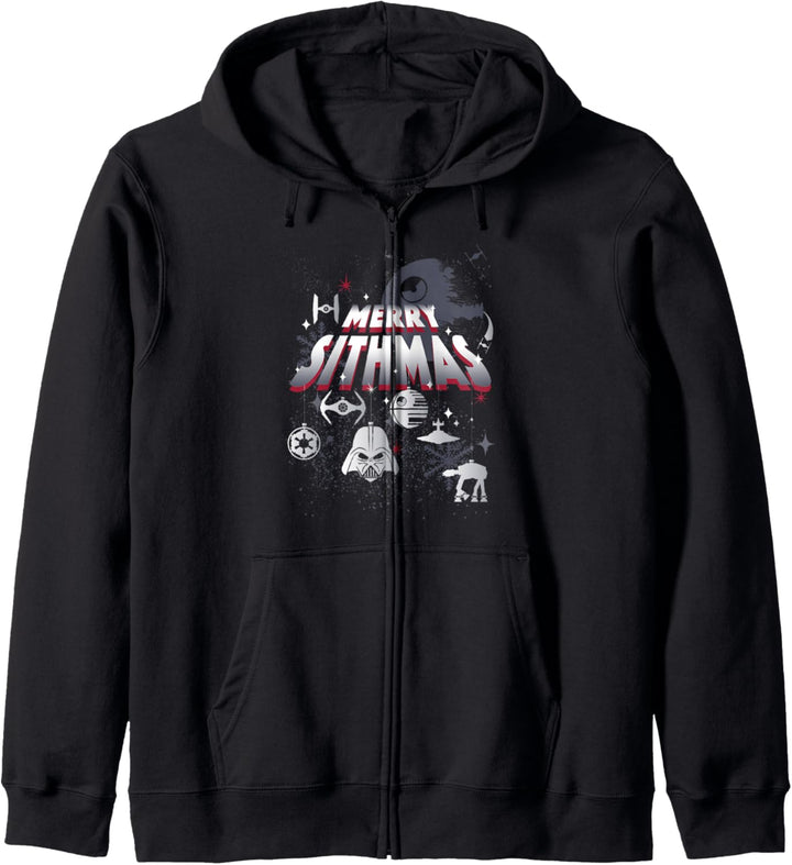 Star Wars Christmas Dark Side Group Shot Merry Sithmas Kapuzenjacke