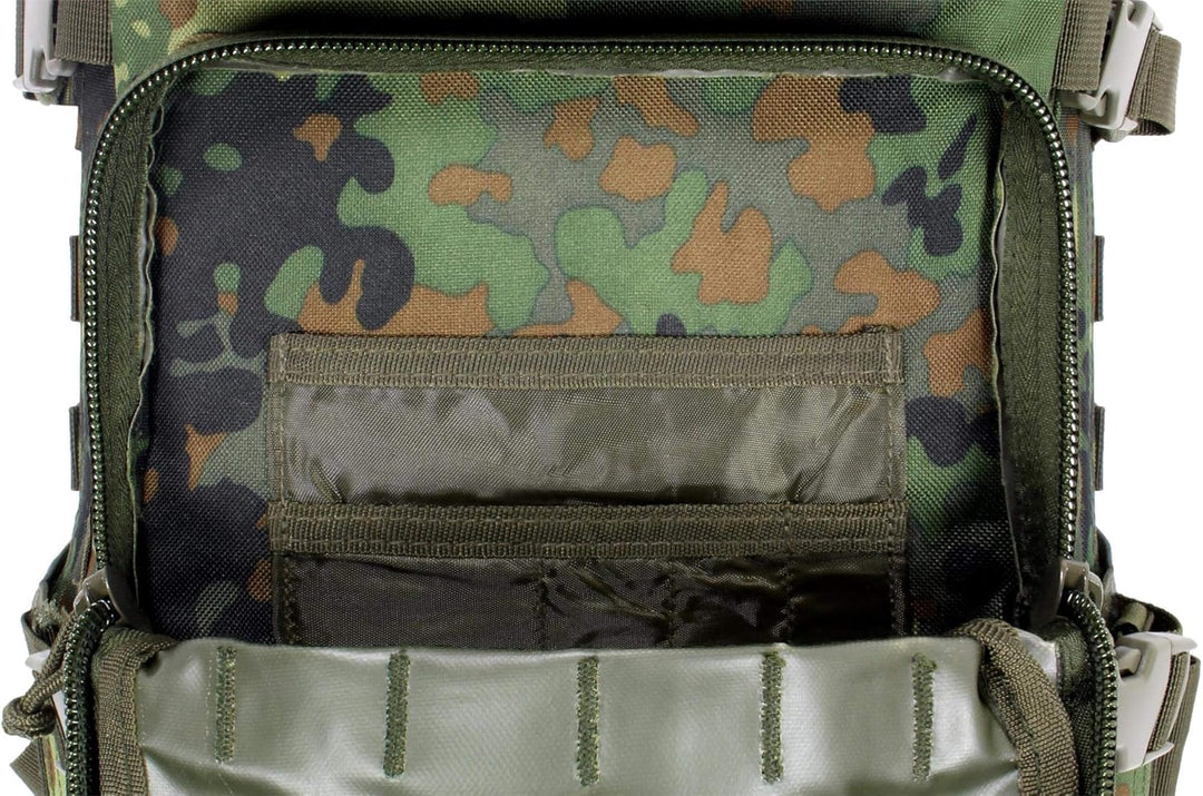 normani US Assault Pack Small, Rucksack, 25 Liter Flecktarn 25 l, Flecktarn 25 l