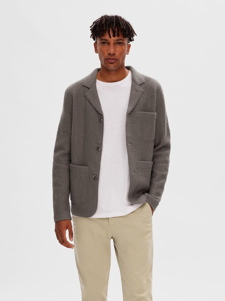 Selected Homme Male Blazer Woll XL Morel, XL Morel