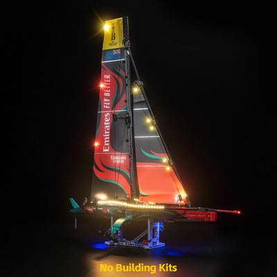 BrickBling Led Licht Set Kompatibel mit Lego Emirates Team New Zealand AC75 Yacht (Kein Modell), Dek