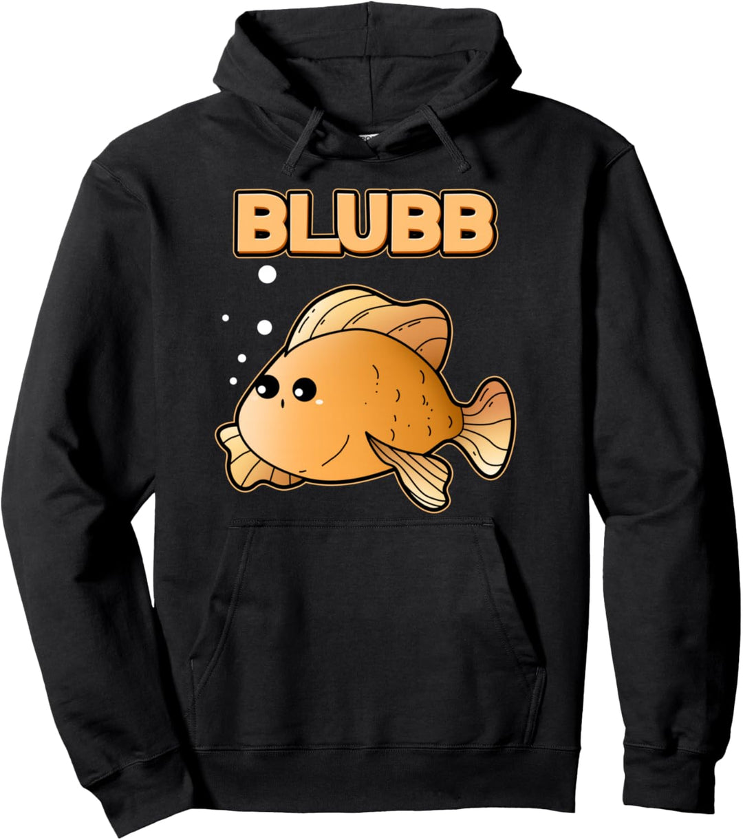 Blubb Goldfisch Süsser Fisch Aquarium Fischchen Goldfisch Pullover Hoodie