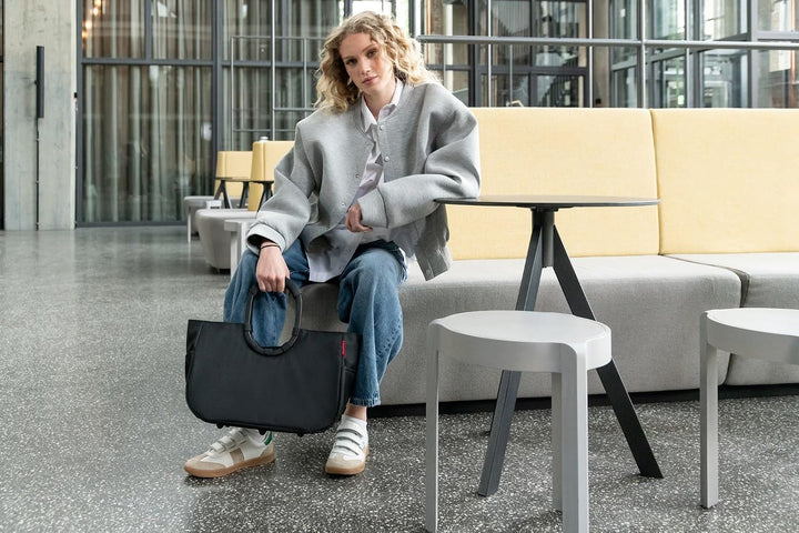 reisenthel loopshopper M – Stabile Tasche mit praktischen Fächern aus recycelten PET-Flaschen – Eleg