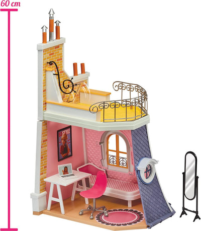 Bandai - Miraculous Ladybug - Marinettes Zimmer - Spielwelt kompatibel mit 26 cm Puppen - P50660, Ma