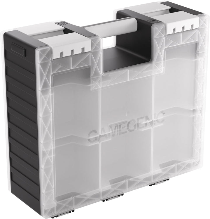 Gamegenic, Game Castle Black/White/Clear, Aufbewahrungstasche für Karten und Spielzubehör mit option