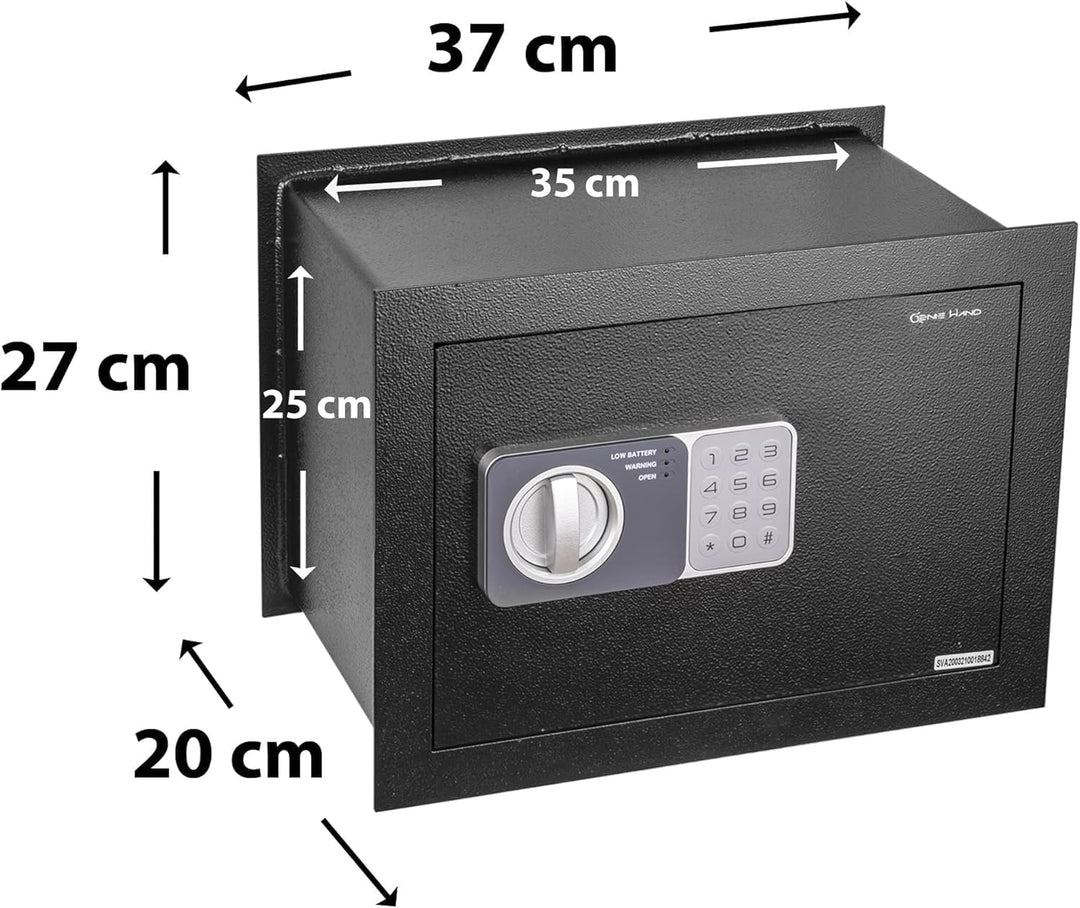 Genie Hand – Elektronischer Wandtresor – B-Klasse-Schloss – Anti-Bounce-Technologie (Mittel) Moyen,