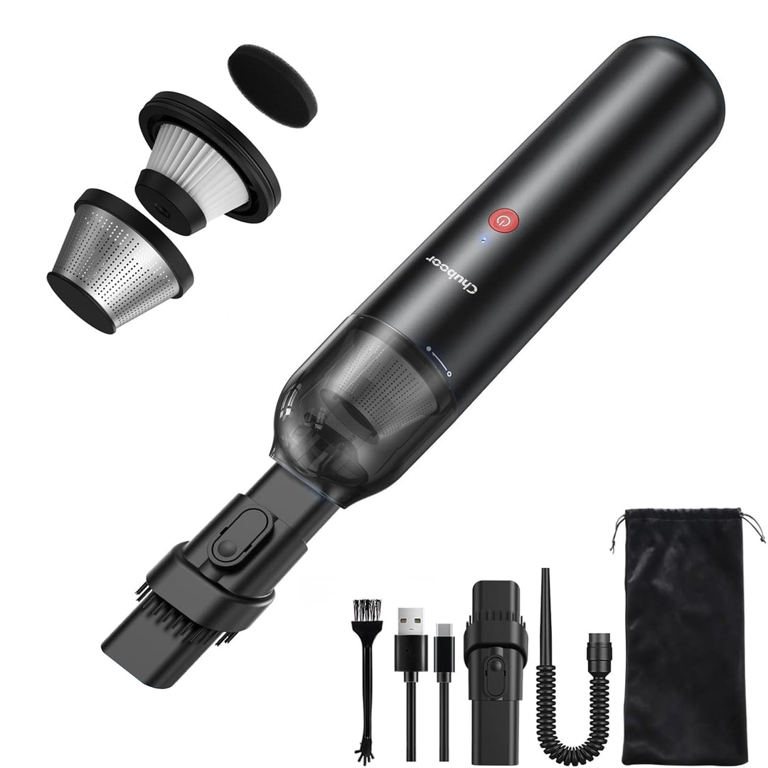 Chuboor Handheld Vacuum Cordless Handstaubsauger akku, Leistungsstarker Akku Handstaubsauger Hohe Le