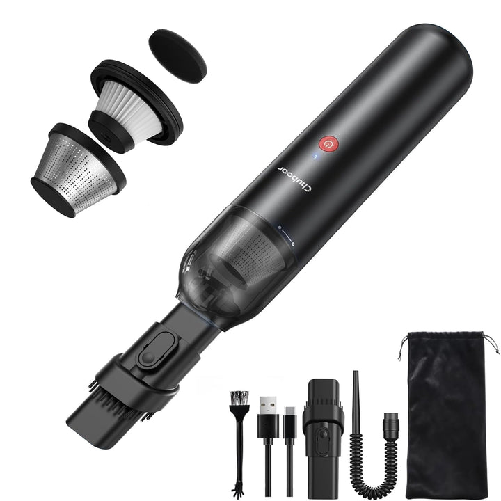 Chuboor Handheld Vacuum Cordless Handstaubsauger akku, Leistungsstarker Akku Handstaubsauger Hohe Le