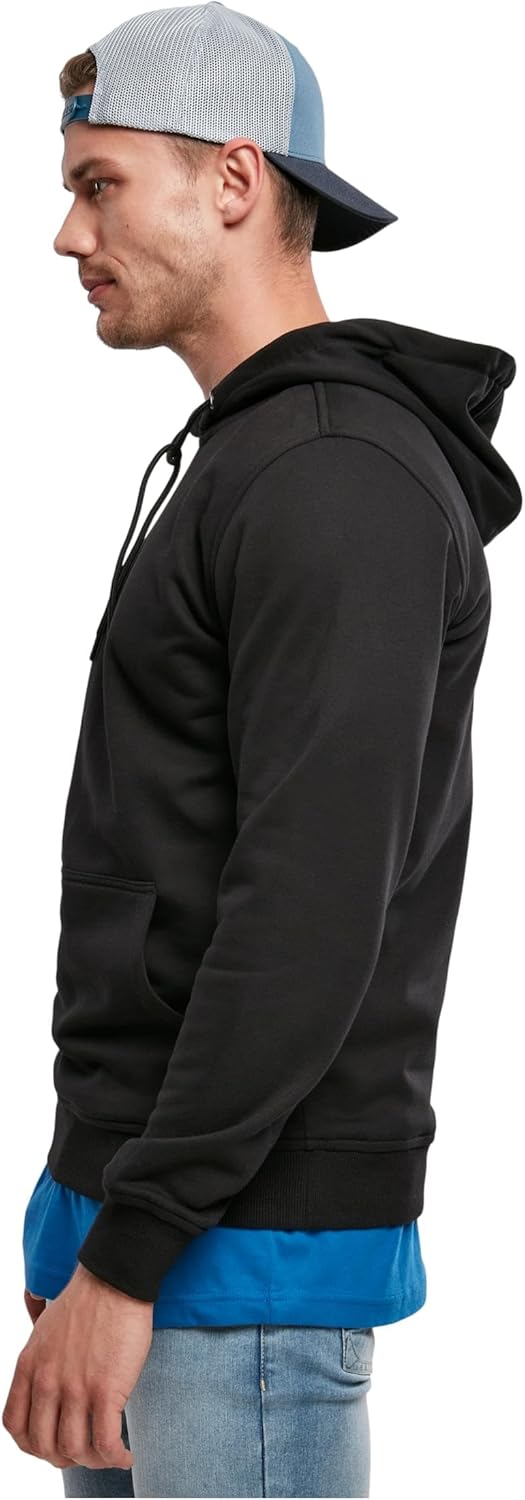 Urban Classics Basic Terry Hoody Männer Kapuzenpullover schwarz Basics, Streetwear S Schwarz, S Schw