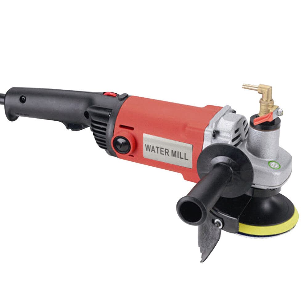 Profi Nass Poliermaschine Steinschleifer, 1400W Nasspolierer Diamant Auflage Satz, Kraftvoller Polie
