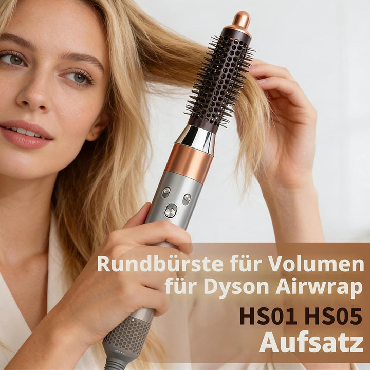 Runde Volumenbürste für Dyson Airwrap HS01 HS05 Aufsätze, 20 mm Rundbürste für Dyson Airwrap Zubehör