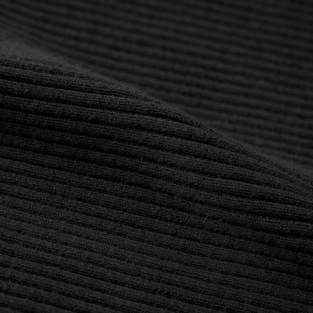 MAGIMODAC Damen Strickkleid Bodycon Freizeitkleid Pullikleid Midi Kleider Herbst Winter gestricktes