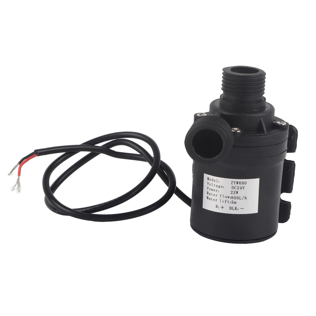 Bürstenlose DC-24V Tauchwasserpumpe für Solaranlage und Aquarium mit Hochleistung, Langzeitbetrieb u